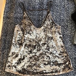 American Eagle Velvet Tank Top